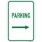 Signmission Parking With Right Arrow, Heavy-Gauge Aluminum, 12" x 18", A-1218-24899 A-1218-24899 - alternate 1